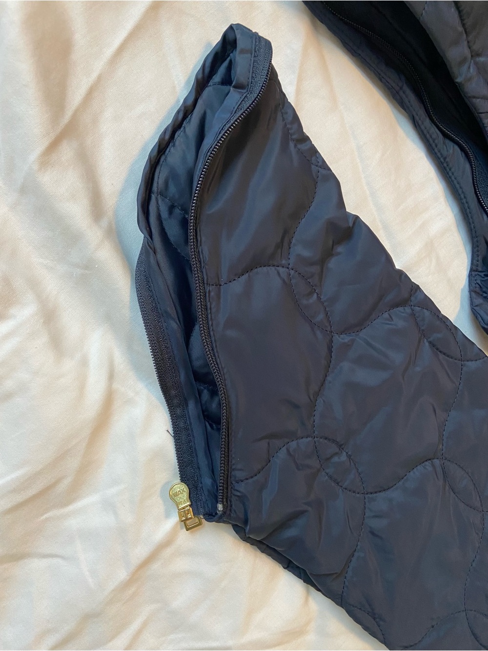a new day Navy Quilted Circle-Pattern Puffer Jacket - Picture 12 of 14